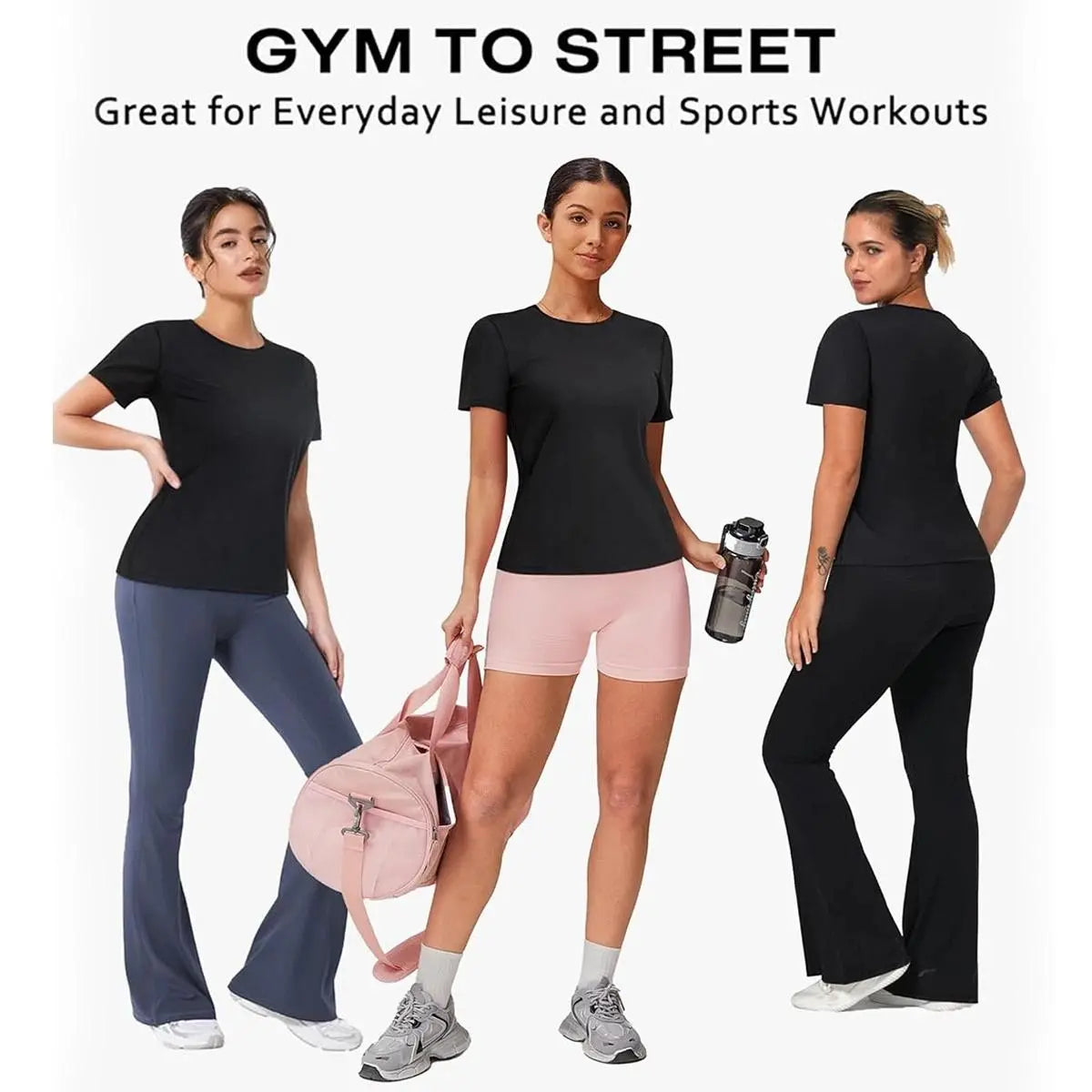Women'S Sauna Sweat Shirt, Tummy Control Athletic Tee, Short Sleeve Compression T-Shirt, Sweat-Enhancing Workout Top Sauna Sweat Workout Shirt