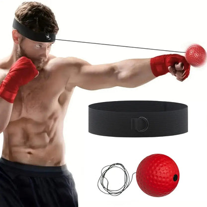 Boxing Reflex Ball - Enhance Reaction Speed and Hand-Eye Coordination, Home Training Equipment, Ideal Gift for Men, Boxing Speed Trainer for Boyfriends, Professional Boxing Training Gear
