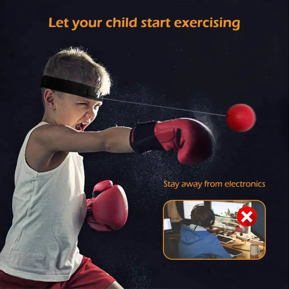 Boxing Reflex Ball - Enhance Reaction Speed and Hand-Eye Coordination, Home Training Equipment, Ideal Gift for Men, Boxing Speed Trainer for Boyfriends, Professional Boxing Training Gear