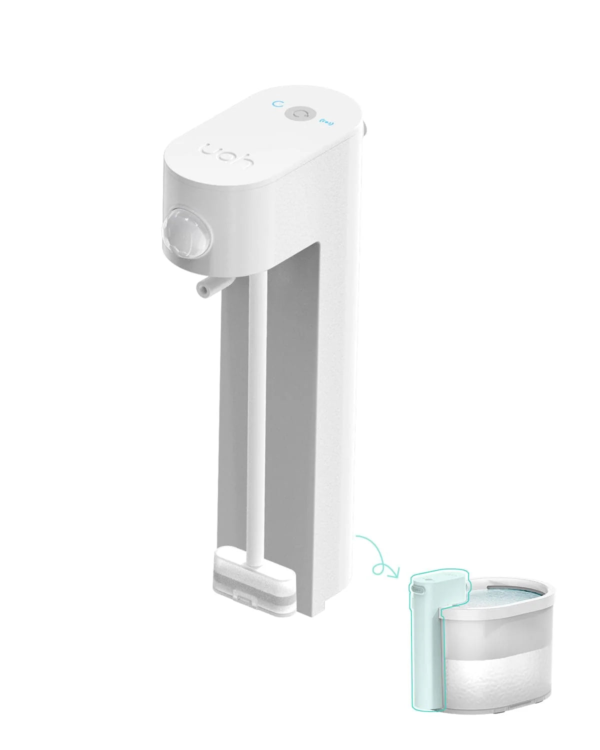UAHPET ZERO Wireless and Automatic Cat Water Fountain