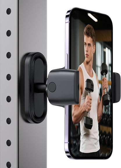 Magnetic Phone Holder for Gym, Essential Phone Mount for Gym Goers
