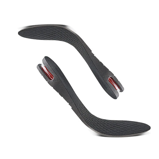 Unisex Adjustable Height PVC Invisible Insoles, Shock-Absorb Comfortable Elevation Foot Pads, Tailor-Made Sizes Sports Shoe Accessories for Outdoor Sports, Daily Wear