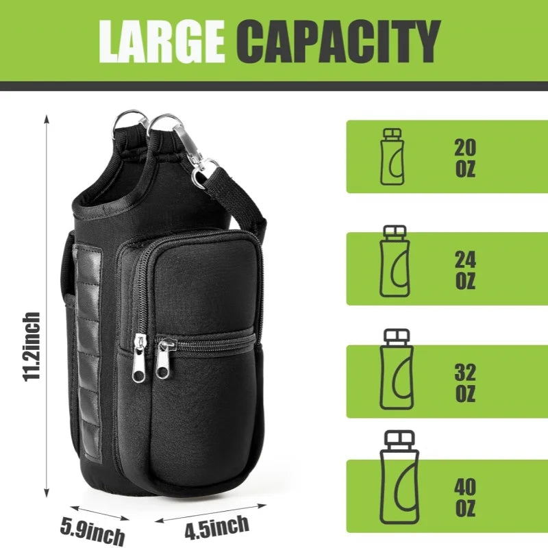 Stay Hydrated and Hands-Free with Our Magnetic Water Bottle Holder - Perfect for Gym and Outdoor Adventures!