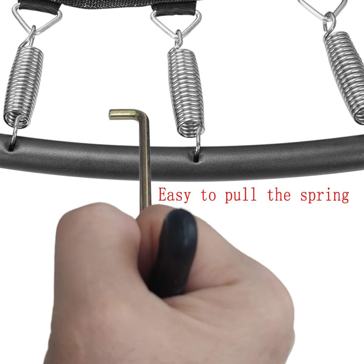 Effortless Trampoline Spring Installation Tool - T-Shaped Puller for Safe and Easy Use