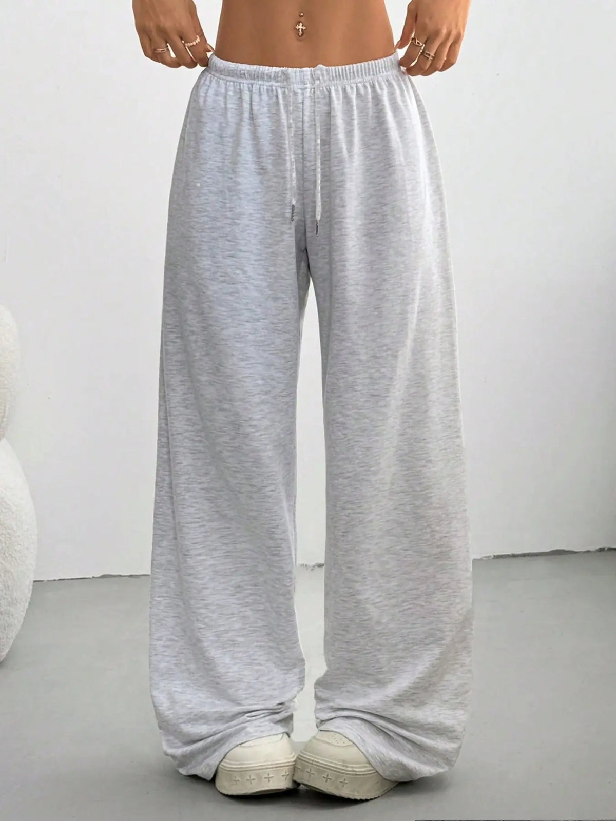 Casual Pants, Fashion, Baggy, Loose, Women, Slimming and Comfortable Lazy Girl Style, Essential for Sports, Leisure, Travel, Everyday, Daily Wear, Bottom