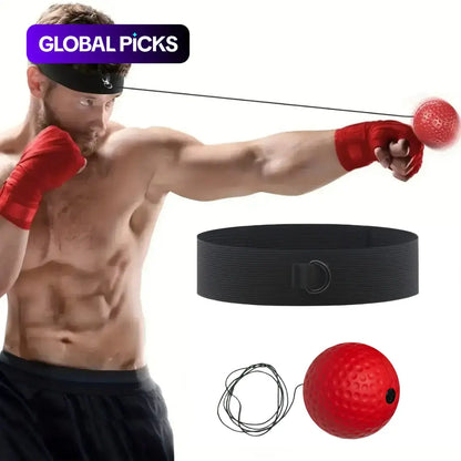 Boxing Reflex Ball - Enhance Reaction Speed and Hand-Eye Coordination, Home Training Equipment, Ideal Gift for Men, Boxing Speed Trainer for Boyfriends, Professional Boxing Training Gear