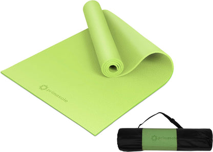 Primasole Yoga Mat with Carry Strap – Non-Slip Exercise Mat for Yoga, Pilates & Fitness