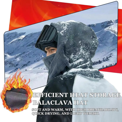 Men'S and Women'S Winter Skiing Masks - Outdoor Bicycle Windproof Warm Hats, Winter Cold Masks, and Scarves