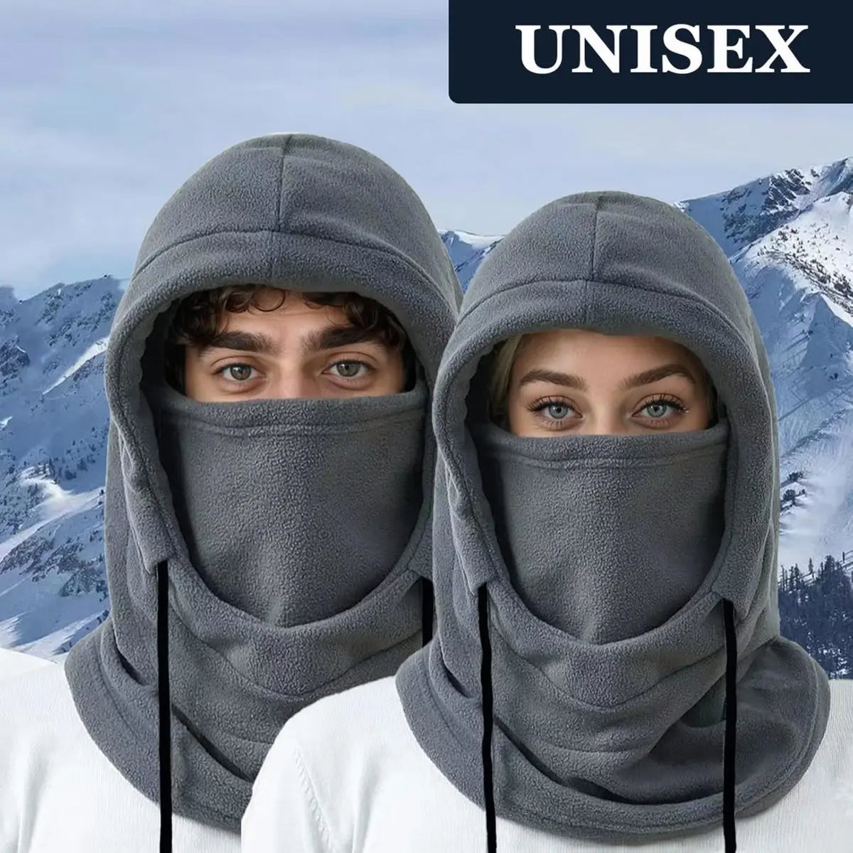 Men'S and Women'S Winter Skiing Masks - Outdoor Bicycle Windproof Warm Hats, Winter Cold Masks, and Scarves
