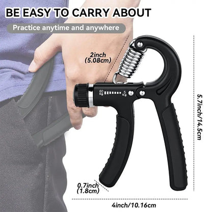 Workout Hand Gripper, 11Lbs-132Lbs Hand Grip Exerciser, Hand Squeezers for Strength, Exercise Hand Grip Strengthener, Workout Equipment, Home Gym Equipment, Valentine'S Day Gift