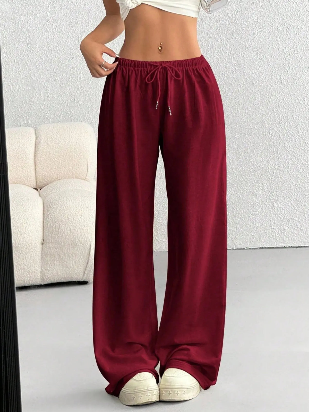 Casual Pants, Fashion, Baggy, Loose, Women, Slimming and Comfortable Lazy Girl Style, Essential for Sports, Leisure, Travel, Everyday, Daily Wear, Bottom