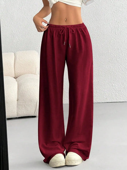 Casual Pants, Fashion, Baggy, Loose, Women, Slimming and Comfortable Lazy Girl Style, Essential for Sports, Leisure, Travel, Everyday, Daily Wear, Bottom